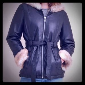 Wilson's Leather cold weather coat